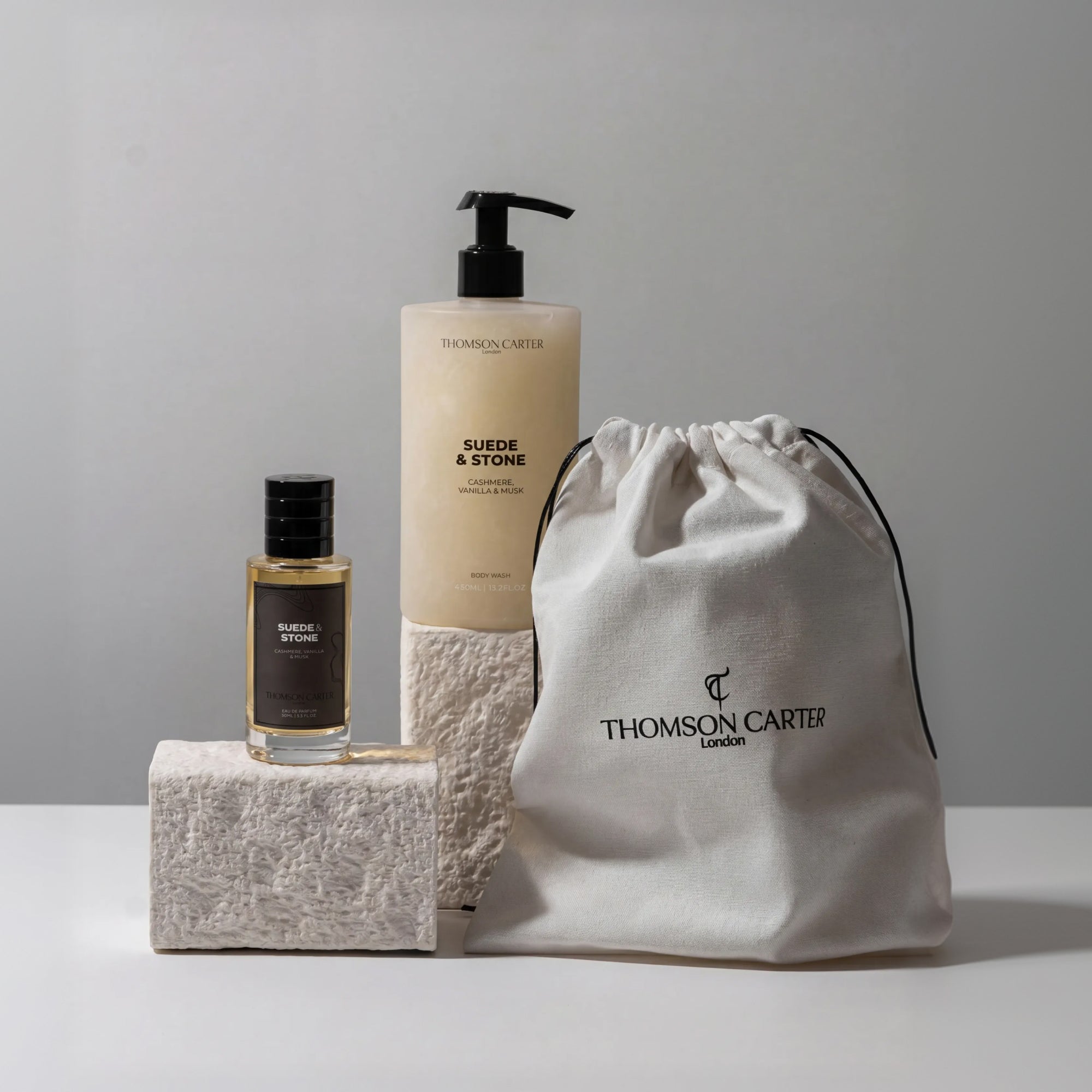 Suede & Stone | Fragrance & Body Wash Bundle