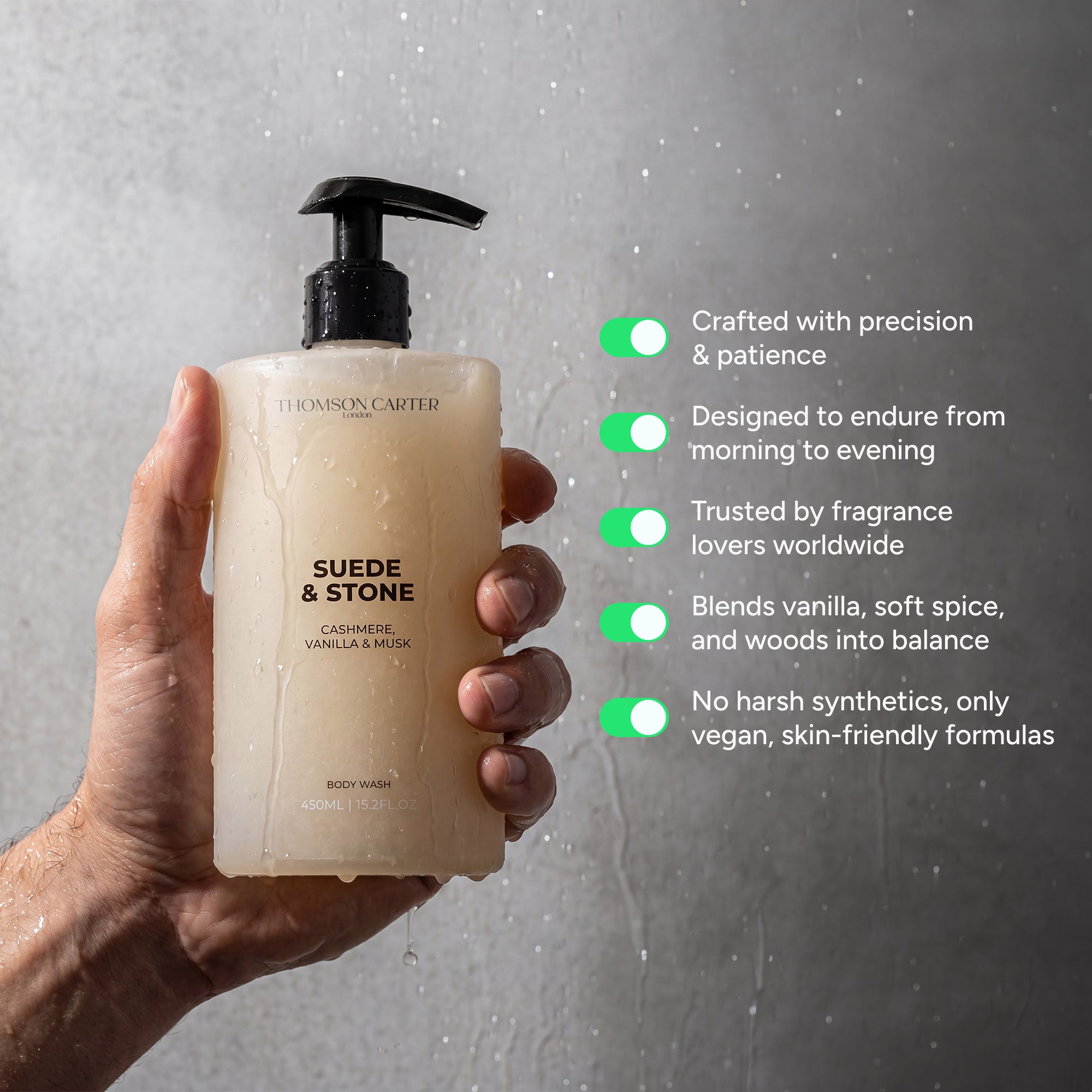 Suede & Stone | Fragrance & Body Wash Bundle